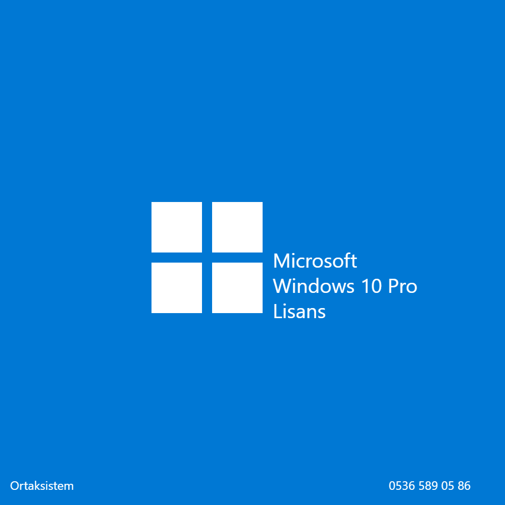 Windows 10 Pro Online Lisans Key